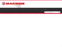 Tablet Screenshot of macrom.hu